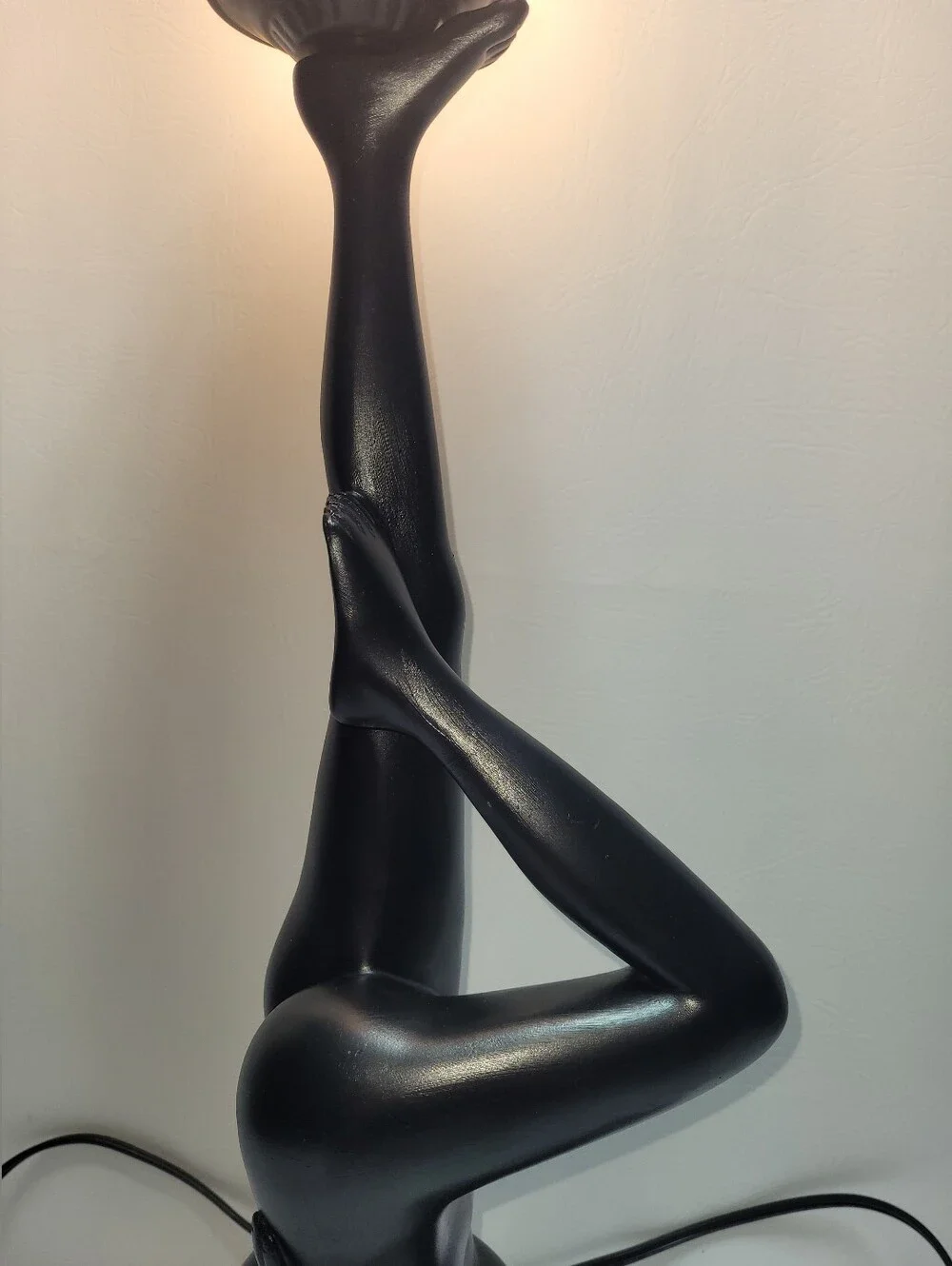 Vintage Art Deco Erotica Figural Accent Table Lamp